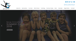 Desktop Screenshot of gymnasticsincmyrtlebeach.com