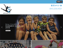 Tablet Screenshot of gymnasticsincmyrtlebeach.com